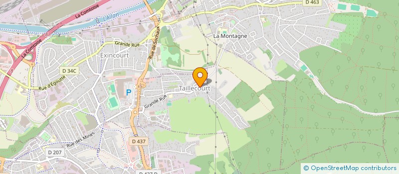 localisation de l'entreprise CAISSE DES ECOLES DE TAILLECOURT  TAILLECOURT