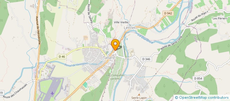 localisation de l'entreprise CAISSE DES ECOLES DE TALLARD à TALLARD
