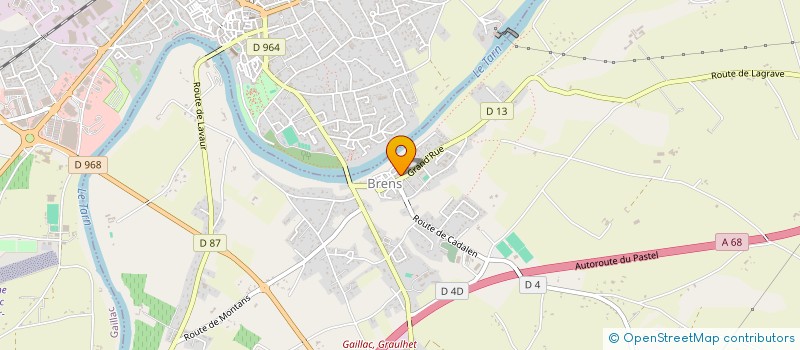 localisation de l'entreprise CAISSE DES ECOLES DE TECOU  TECOU