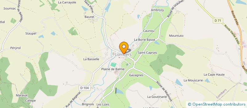 localisation de l'entreprise CAISSE DES ECOLES DE TEILLET  TEILLET
