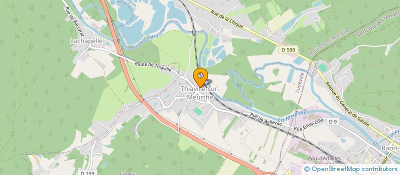 localisation de l'entreprise CAISSE DES ECOLES DE THIAVILLE  THIAVILLE-SUR-MEURTHE