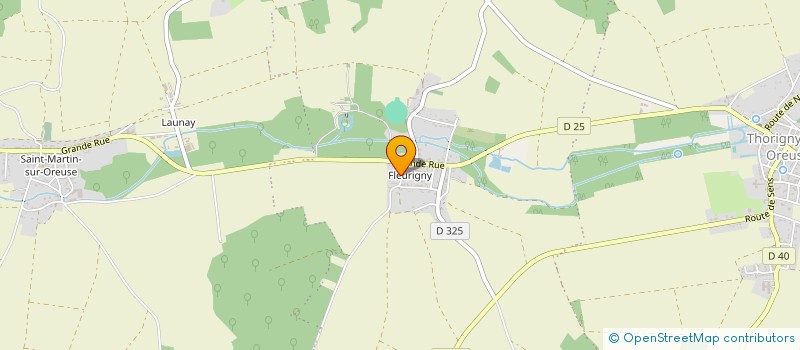 localisation de l'entreprise CAISSE DES ECOLES DE THORIGNY-SUR-OREUSE  THORIGNY-SUR-OREUSE