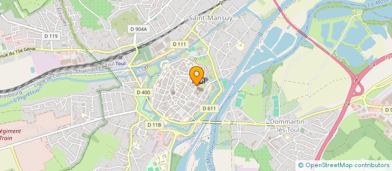 localisation de l'entreprise CAISSE DES ECOLES DE TOUL à TOUL