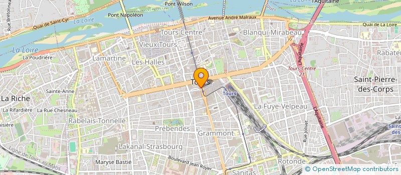 localisation de l'entreprise CAISSE DES ECOLES DE TOURS à TOURS