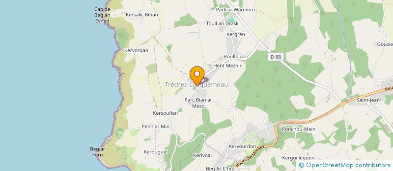 localisation de l'entreprise CAISSE DES ECOLES DE TREDREZ à TREDREZ-LOCQUEMEAU