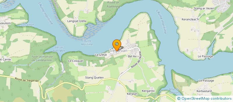 localisation de l'entreprise CAISSE DES ECOLES DE TREGARVAN à TREGARVAN