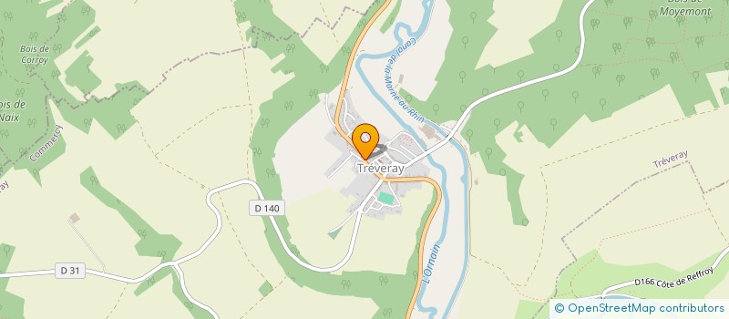 localisation de l'entreprise CAISSE DES ECOLES DE TREVERAY à TREVERAY