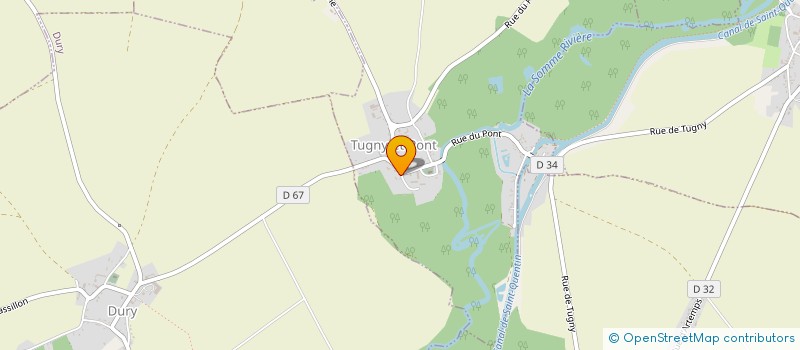 localisation de l'entreprise CAISSE DES ECOLES DE TUGNY ET PONT à TUGNY-ET-PONT