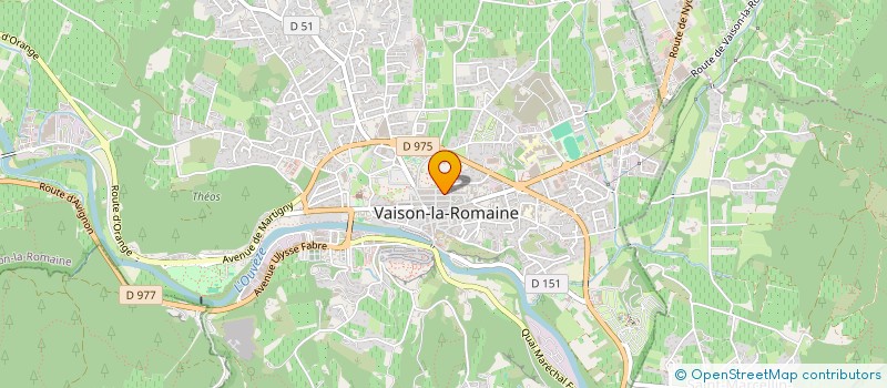 localisation de l'entreprise CAISSE DES ECOLES DE VAISON LA ROMAINE  VAISON-LA-ROMAINE