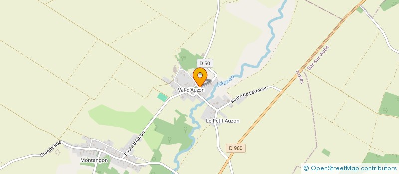 localisation de l'entreprise CAISSE DES ECOLES DE VAL-D'AUZON  VAL-D'AUZON