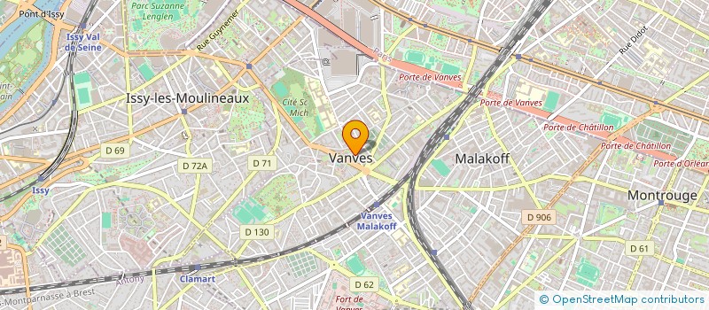 localisation de l'entreprise CAISSE DES ECOLES DE VANVES à VANVES
