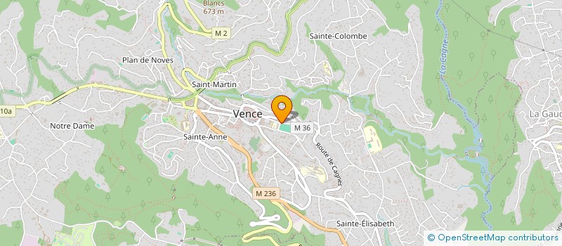 localisation de l'entreprise CAISSE DES ECOLES DE VENCE à VENCE