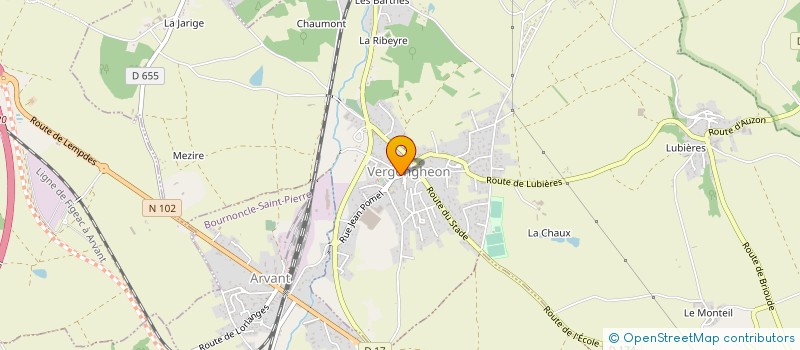 localisation de l'entreprise CAISSE DES ECOLES DE VERGONGHEON à VERGONGHEON