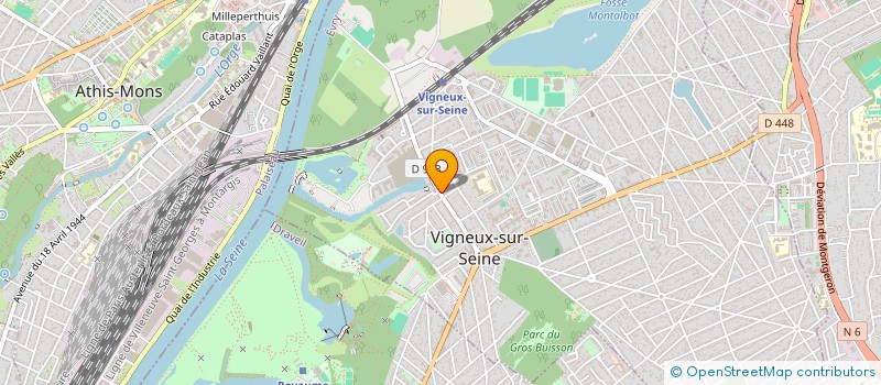 localisation de l'entreprise CAISSE DES ECOLES DE VIGNEUX SUR SEINE à VIGNEUX-SUR-SEINE