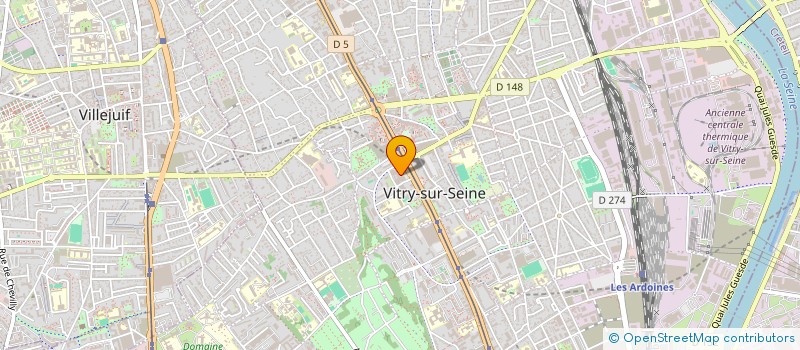 localisation de l'entreprise CAISSE DES ECOLES DE VITRY SUR SEINE à VITRY-SUR-SEINE