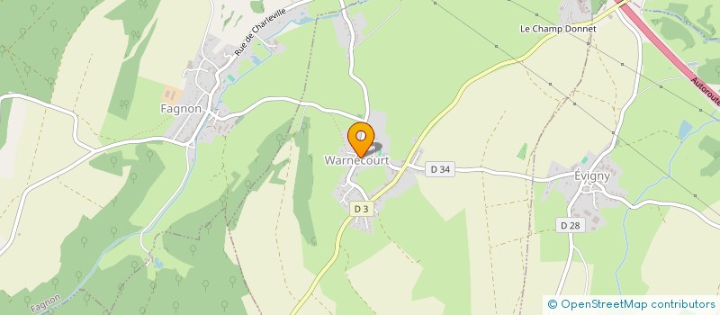 localisation de l'entreprise CAISSE DES ECOLES DE WARNECOURT  WARNECOURT