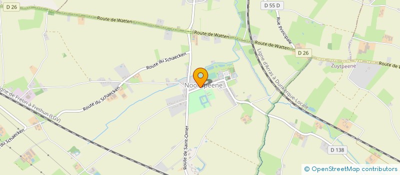 localisation de l'entreprise CAISSE DES ECOLES DE ZUYTPEENE  ZUYTPEENE