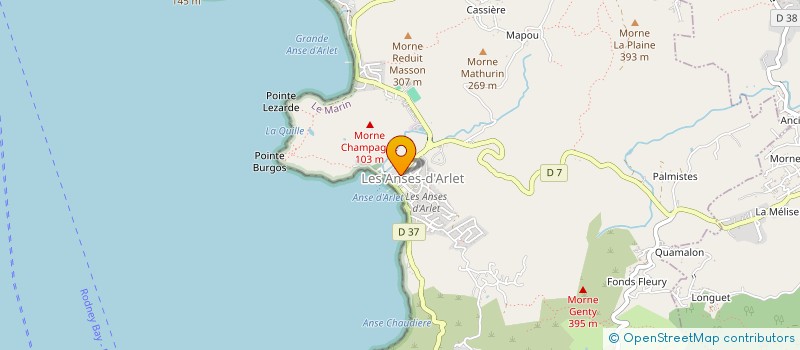 localisation de l'entreprise CAISSE DES ECOLES DES ANSES D'ARLET à LES ANSES-D'ARLET