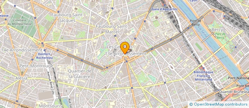 localisation de l'entreprise CAISSE DES ECOLES DU 13E ARRONDISSEMENT  PARIS