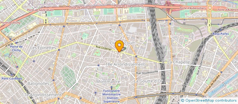 localisation de l'entreprise CAISSE DES ECOLES DU 18E ARRONDISSEMENT à PARIS