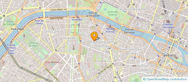 localisation de l'entreprise CAISSE DES ECOLES DU 7EME ARRONDISSEMENT à PARIS