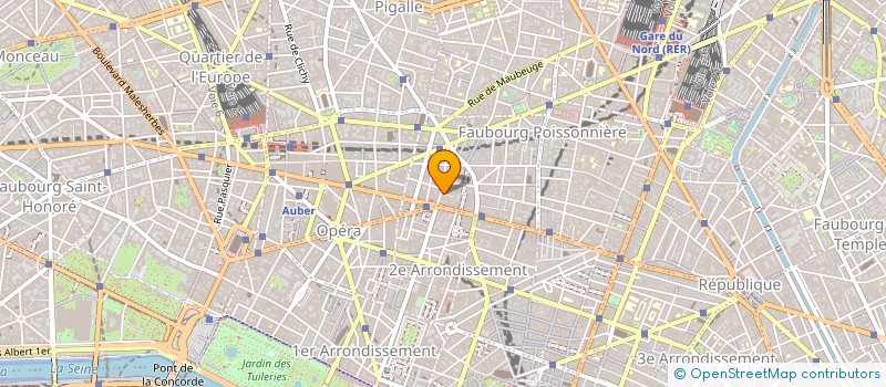 localisation de l'entreprise CAISSE DES ECOLES DU 9E ARRONDISSEMENT à PARIS
