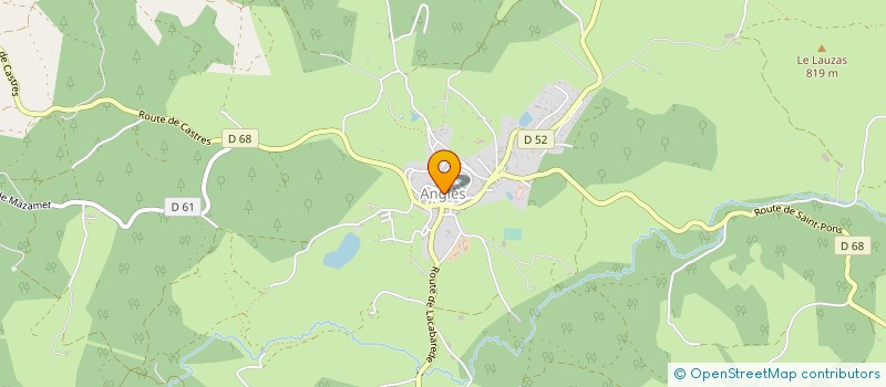 localisation de l'entreprise CAISSE DES ECOLES DU BEZ  LE BEZ