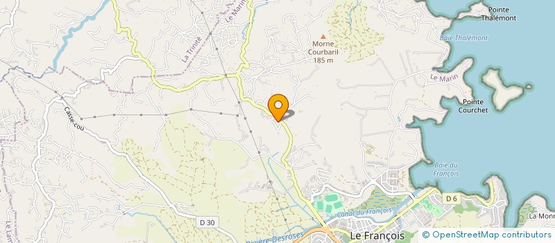 localisation de l'entreprise CAISSE DES ECOLES DU FRANCOIS à LE FRANCOIS