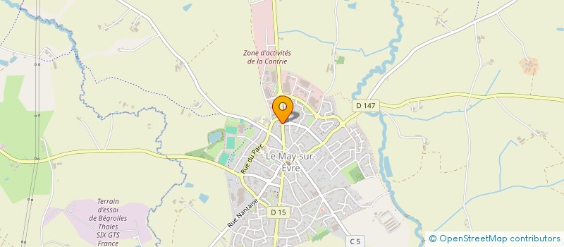 localisation de l'entreprise CAISSE DES ECOLES DU MAY SUR EVRE  LE MAY-SUR-EVRE