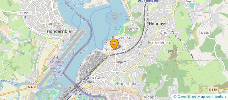 localisation de l'entreprise CAISSE DES ECOLES HENDAYE à HENDAYE