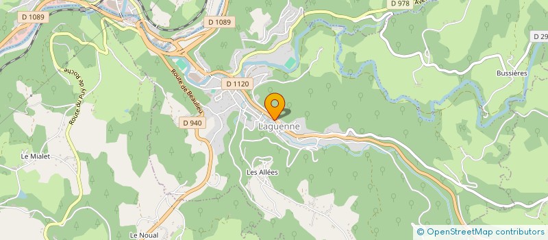 localisation de l'entreprise CAISSE DES ECOLES LAGUENNE SUR AVALOUZE à LAGUENNE-SUR-AVALOUZE