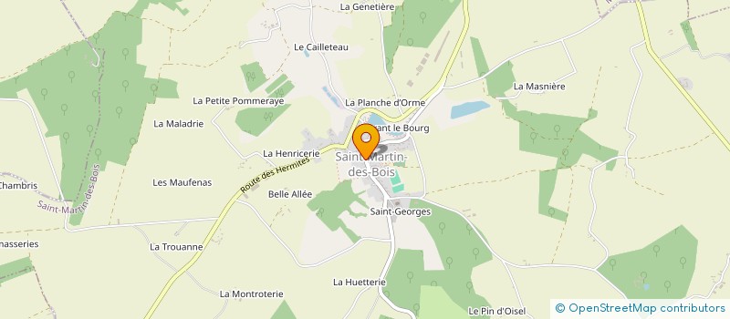 localisation de l'entreprise CAISSE DES ECOLES SAINT MARTIN DES BOIS à SAINT-MARTIN-DES-BOIS