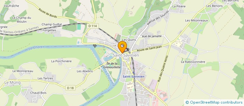 localisation de l'entreprise CAISSE DES ECOLES ST SAVINIEN à SAINT-SAVINIEN