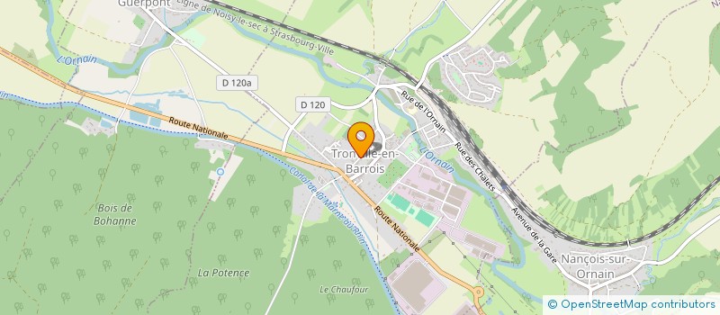 localisation de l'entreprise CAISSE DES ECOLES TRONVILLE EN BARROIS à TRONVILLE-EN-BARROIS