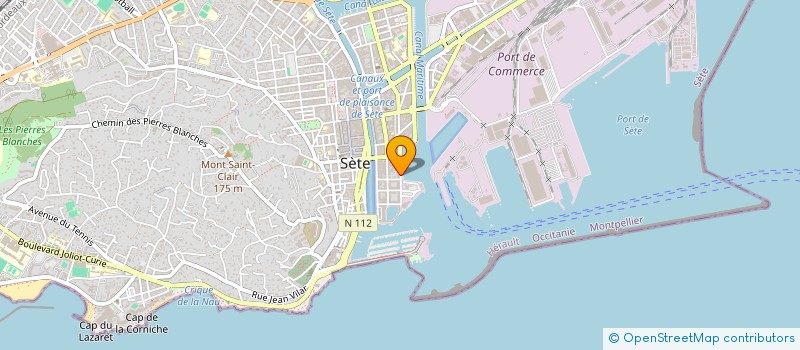 localisation de l'entreprise CAISSE DES PENSIONS ET SECOURS DES PILOTES DU PORT DE SETE à SETE