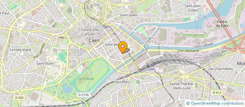 localisation de l'entreprise CAISSE DOTATION PUPILLES DU CALVADOS à CAEN