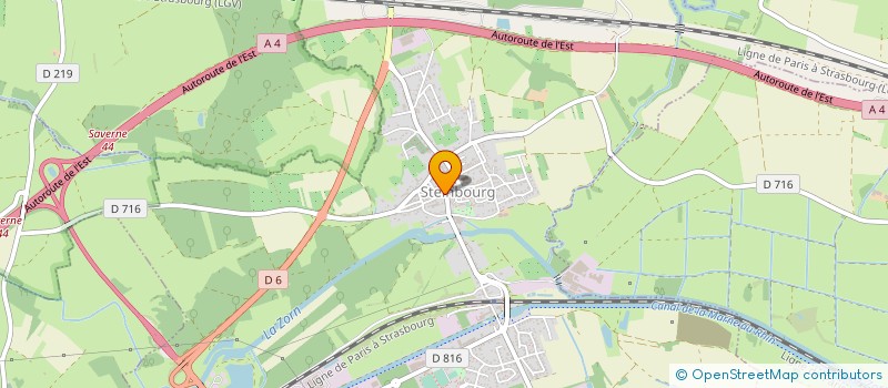 localisation de l'entreprise CAISSE DU CREDIT MUTUEL DE LA ZINSEL à STEINBOURG