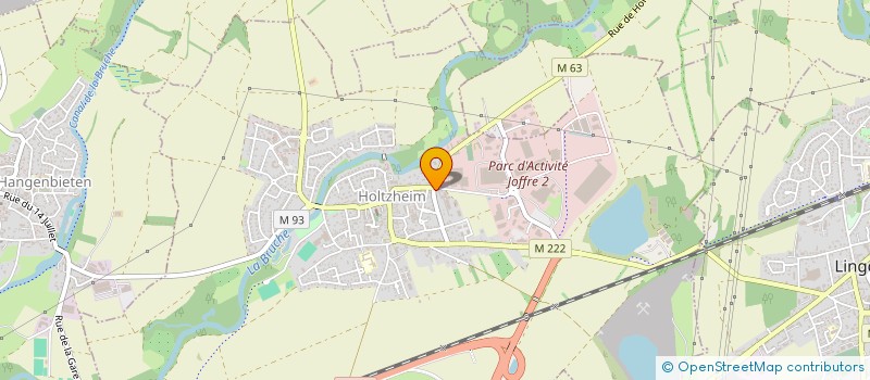 localisation de l'entreprise CAISSE DU CREDIT MUTUEL HORIZON  HOLTZHEIM