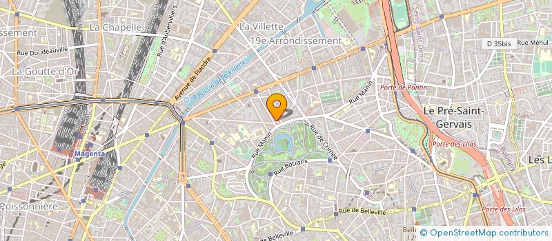 localisation de l'entreprise CAISSE ECOLES 19 EME ARRON PARIS  PARIS