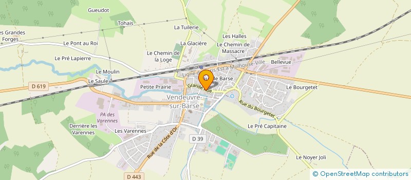 localisation de l'entreprise CAISSE ECOLES DE LA VILLENEUVE AU CHENE  LA VILLENEUVE-AU-CHENE