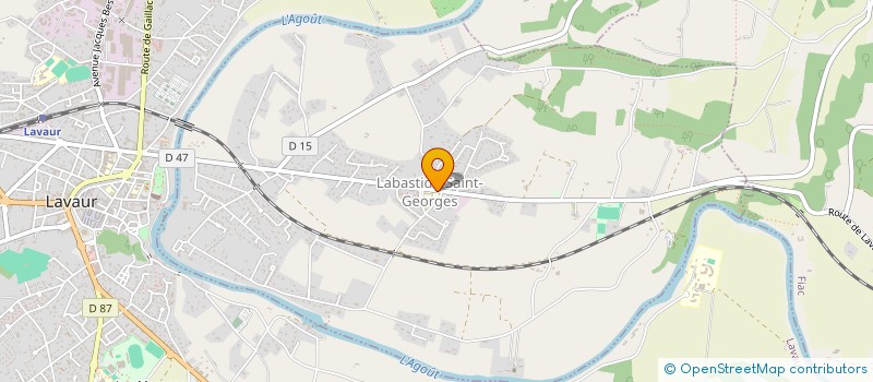 localisation de l'entreprise CAISSE ECOLES DE LABASTIDE SAINT GEORGES  LABASTIDE-SAINT-GEORGES