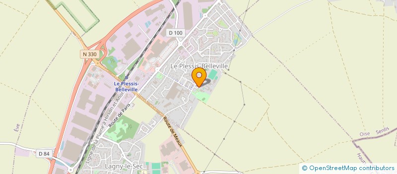 localisation de l'entreprise CAISSE ECOLES DE LE PLESSIS BELLEVILLE à LE PLESSIS-BELLEVILLE