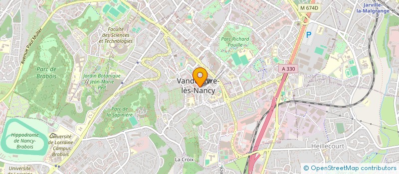 localisation de l'entreprise CAISSE ECOLES DE VANDOEUVRE LES NANCY à VANDŒUVRE-LES-NANCY