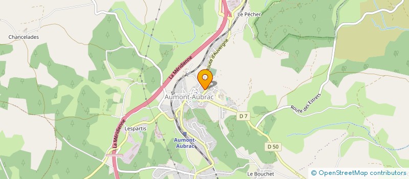 localisation de l'entreprise CAISSE ECOLES INTERCOMMUNALES à PEYRE EN AUBRAC