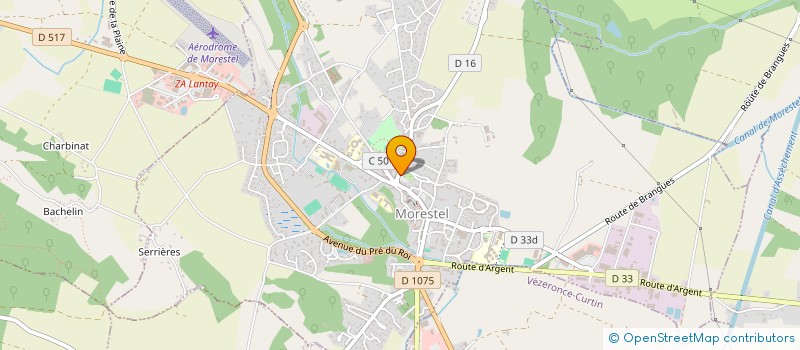 localisation de l'entreprise CAISSE ECOLES MORESTEL  MORESTEL