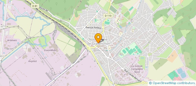 localisation de l'entreprise CAISSE ECOLES NOTRE DAME GRAVENCHON à PORT-JEROME-SUR-SEINE