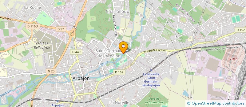 localisation de l'entreprise CAISSE ECOLES SAINT-GERMAIN-LES-ARPAJON à SAINT-GERMAIN-LES-ARPAJON