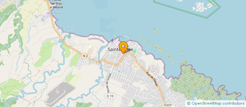 localisation de l'entreprise CAISSE ECOLES SAINTE ROSE EN GUADELOUPE à SAINTE-ROSE