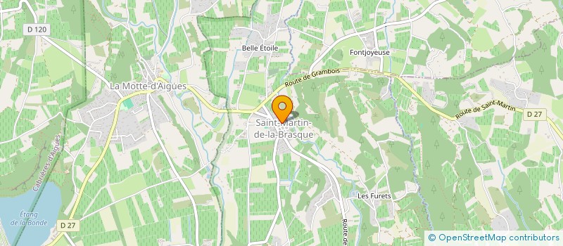 localisation de l'entreprise CAISSE ECOLES ST MARTIN DE LA BRASQUE  SAINT-MARTIN-DE-LA-BRASQUE