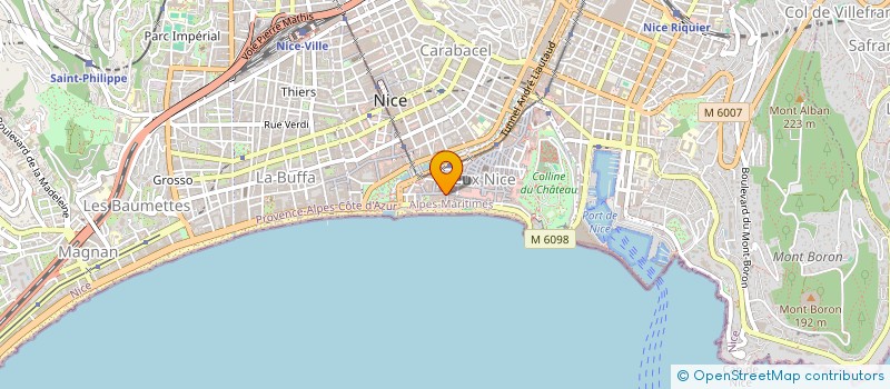 localisation de l'entreprise CAISSE ENTRAIDE ORCHEST NICE à NICE